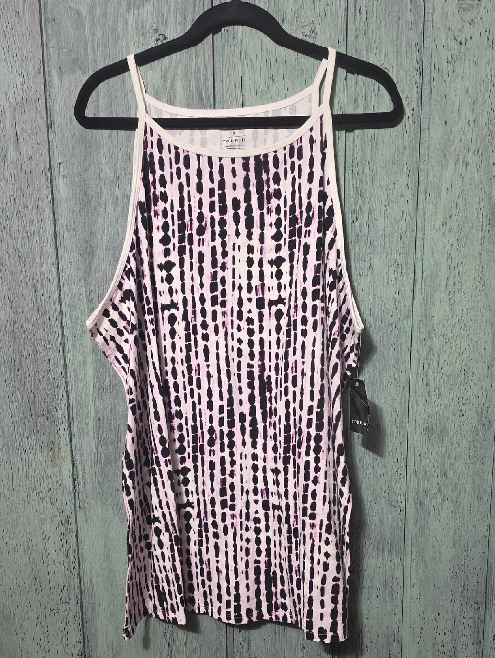 Torrid Ocean Dye High Neck Foxy Cami